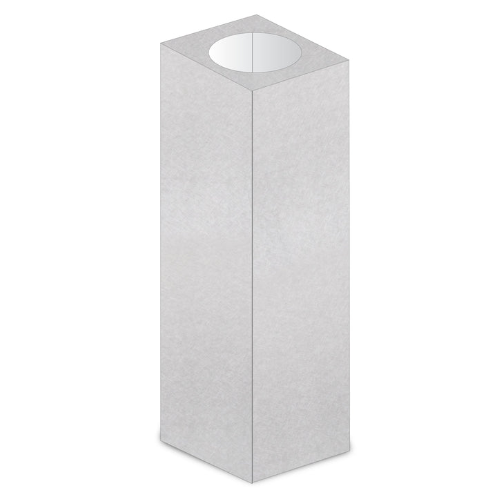 ZLINE 61 in. Satin Stainless Steel Chimney Extension for Ceilings up to 12.5 ft. (8GL14iS-E)
