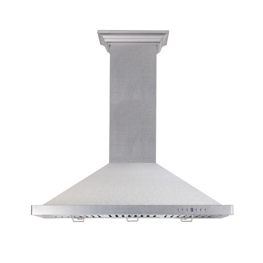 ZLINE 30 in. Designer Series Satin Stainless Steel Convertible Vent Wall Mount Range Hood (8KBS-30)