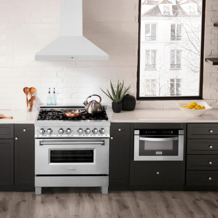 ZLINE Designer 8KL3S Series Satin Stainless Steel Island Mount Range Hood