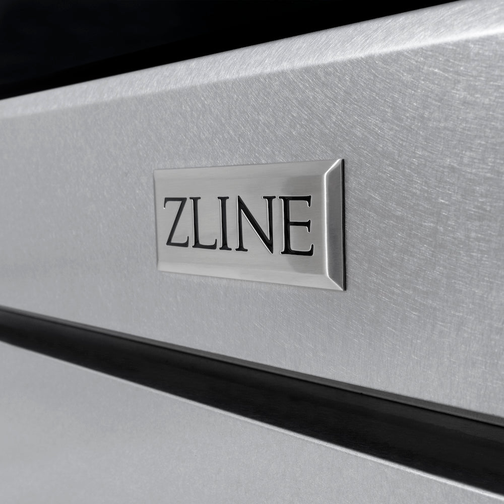 ZLINE 30 in. 4.2 cu. ft. Select Gas Range with 4 Burner Cooktop and Convection Gas Oven in Satin Stainless Steel, Open Box-Excellent Condition