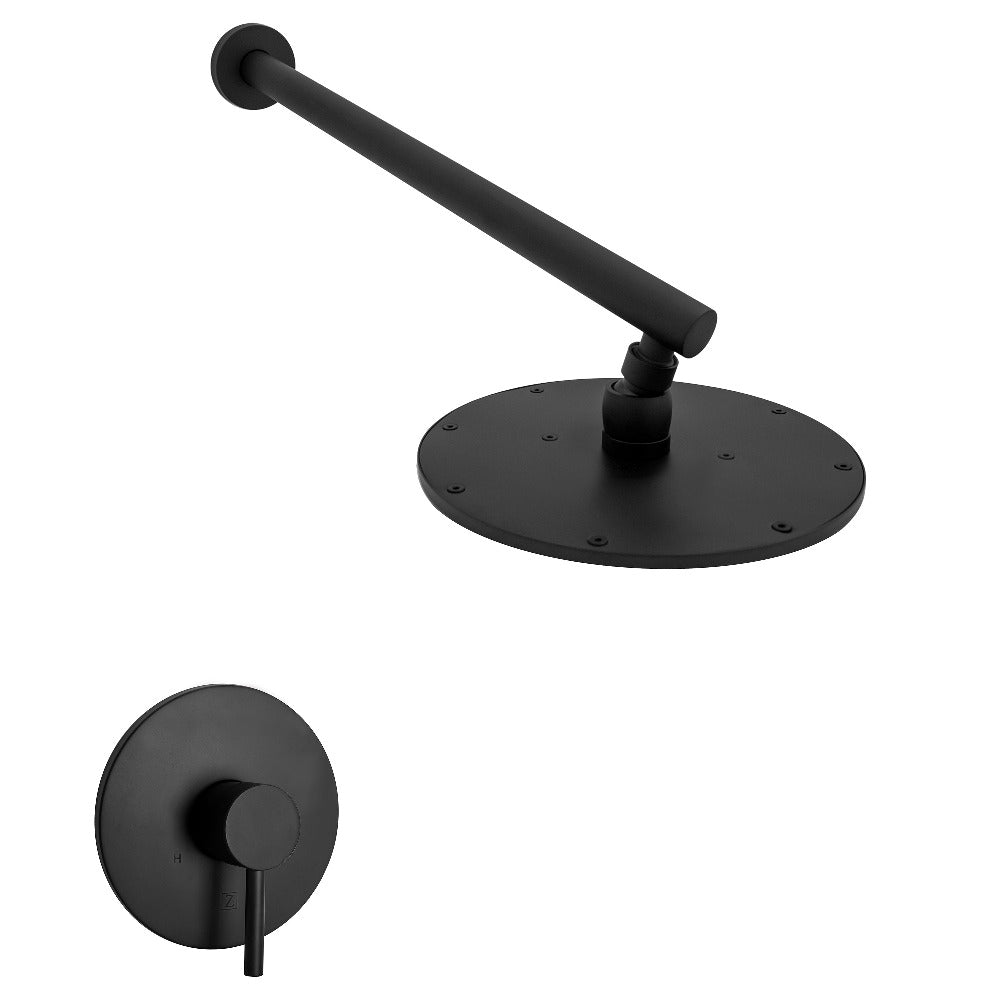 ZLINE Autograph Edition El Dorado Rainfall Shower Faucet in Matte Black (ELD-SHF-MB)