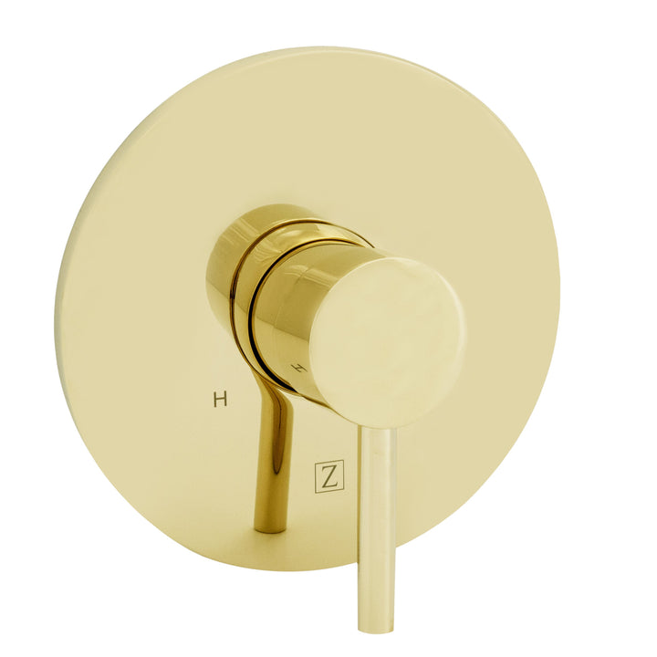 ZLINE Shower Faucet and Handle in Polished Gold, ELD-SHF-PG