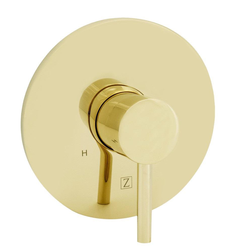 ZLINE Autograph Edition El Dorado Rainfall Shower Faucet in Polished Gold (ELD-SHF-PG)
