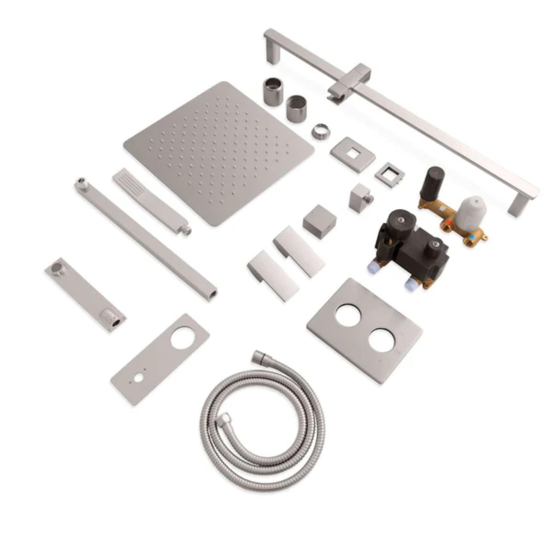 ZLINE Bliss Rainfall Shower System with 12" Oversized Shower Head (BLS-SHS12 Series)