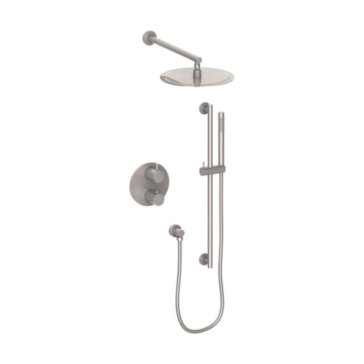 ZLINE Emerald EMBY-SHS-T2 Bay Thermostatic Shower System with Rainfall and Handheld Spray