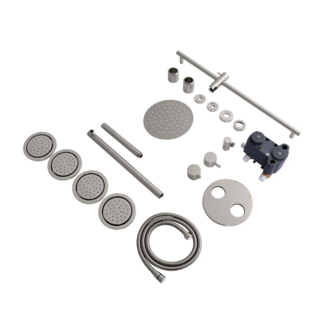 ZLINE Emerald Bay Thermostatic Shower System with Body Jets (EMBY-SHS-T3 series)