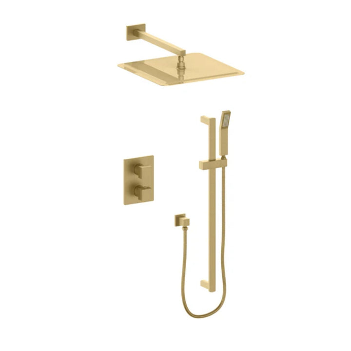 ZLINE Crystal Bay Thermostatic Shower System – Available in Multiple Finishes (CBY-SHS-T2 Series)