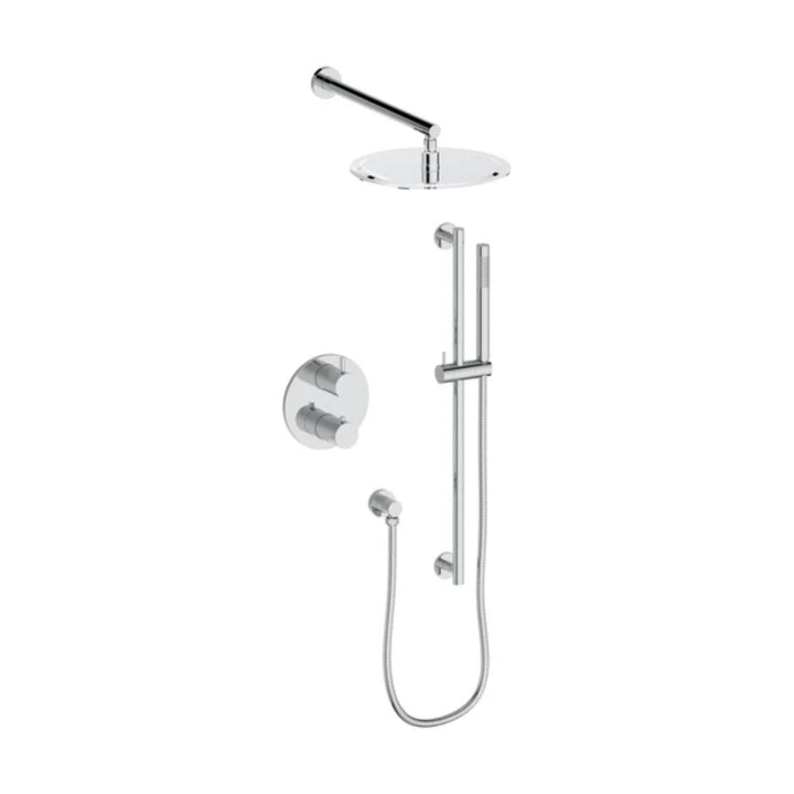 ZLINE Emerald EMBY-SHS-T2 Bay Thermostatic Shower System with Rainfall and Handheld Spray