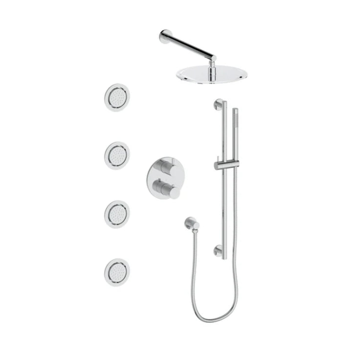 ZLINE Emerald Bay Thermostatic Shower System with Body Jets (EMBY-SHS-T3 series)