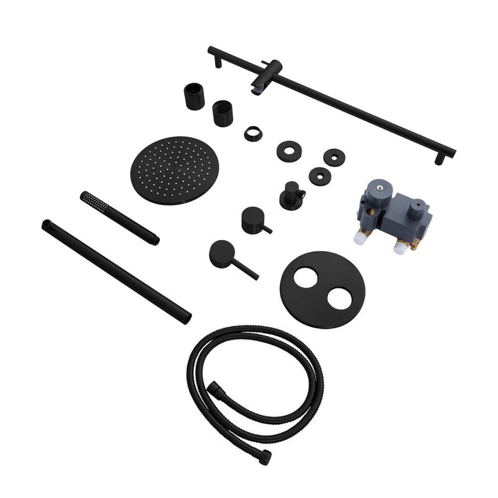 ZLINE Autograph Edition El Dorado Rainfall Shower System in Matte Black (ELD-SHS-MB)