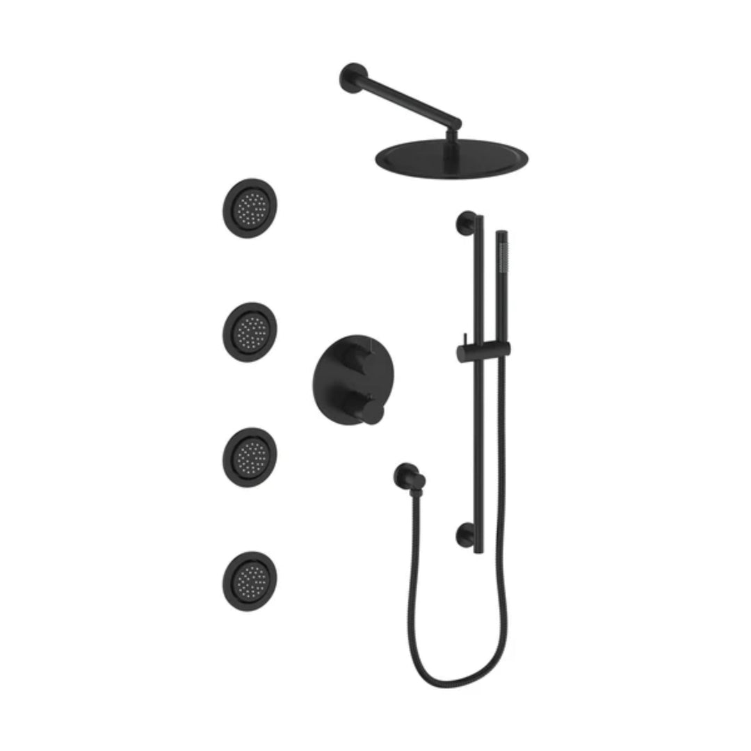 ZLINE Emerald Bay Thermostatic Shower System with Body Jets (EMBY-SHS-T3 series)