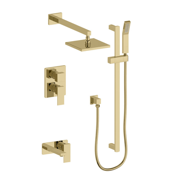 ZLINE Autograph Edition Bliss Rainfall Shower System in Polished Gold (BLS-SHS-PG)