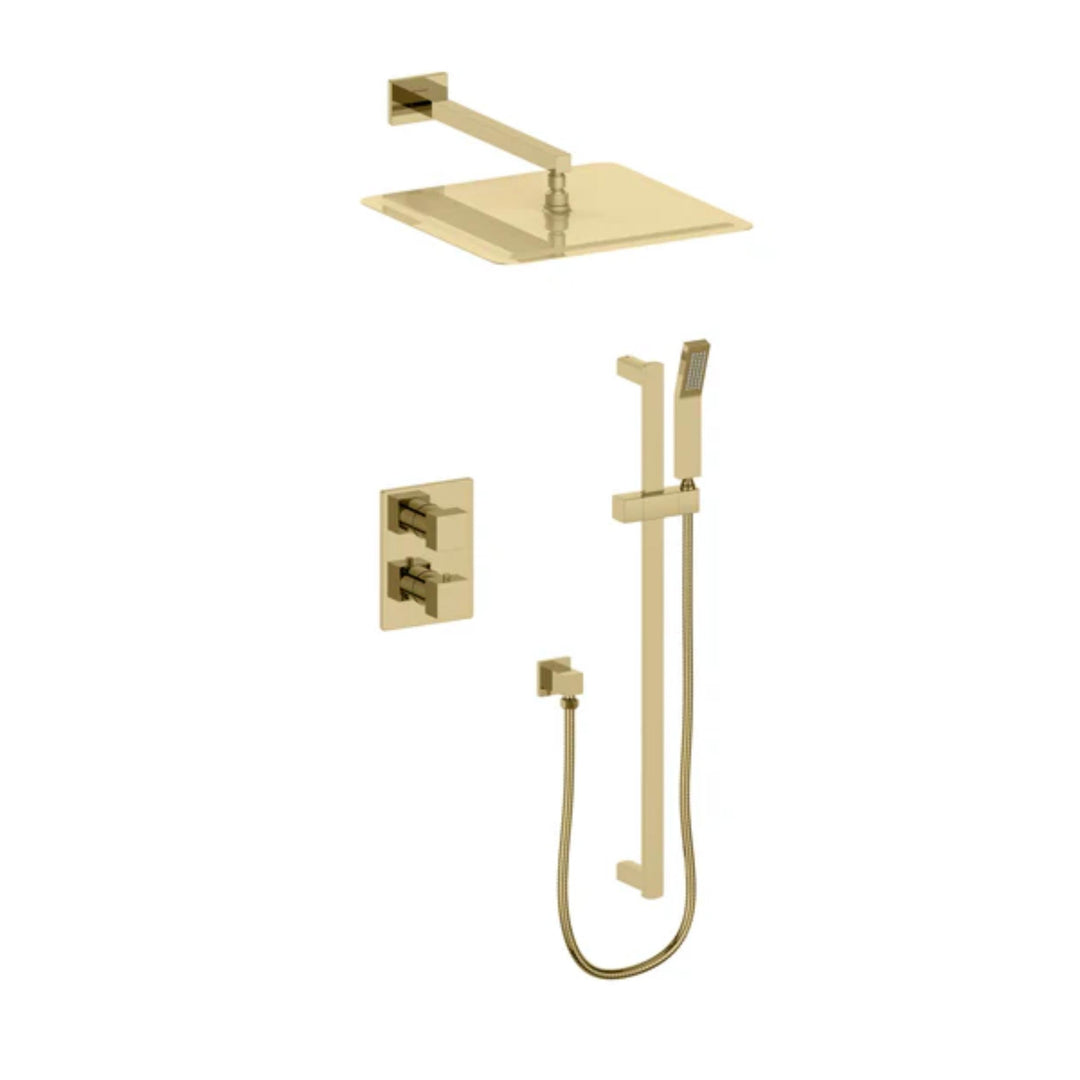 ZLINE Crystal Bay Thermostatic Shower System – Available in Multiple Finishes (CBY-SHS-T2 Series)