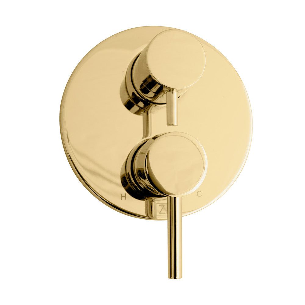 ZLINE Autograph Edition El Dorado Rainfall Shower System in Polished Gold (ELD-SHS-PG)