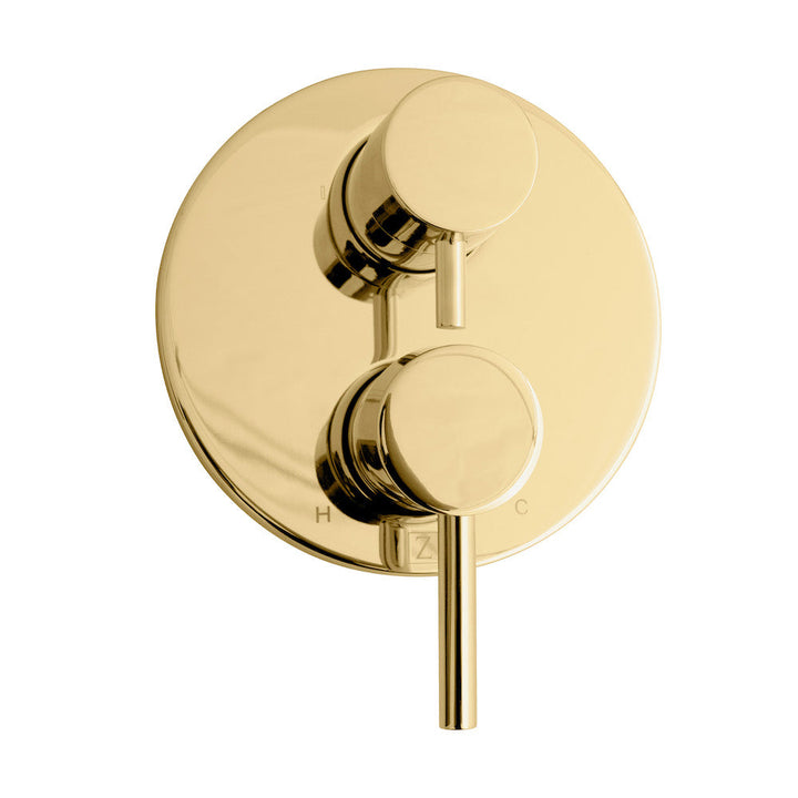 ZLINE Autograph Edition El Dorado Rainfall Shower System in Polished Gold (ELD-SHS-PG)