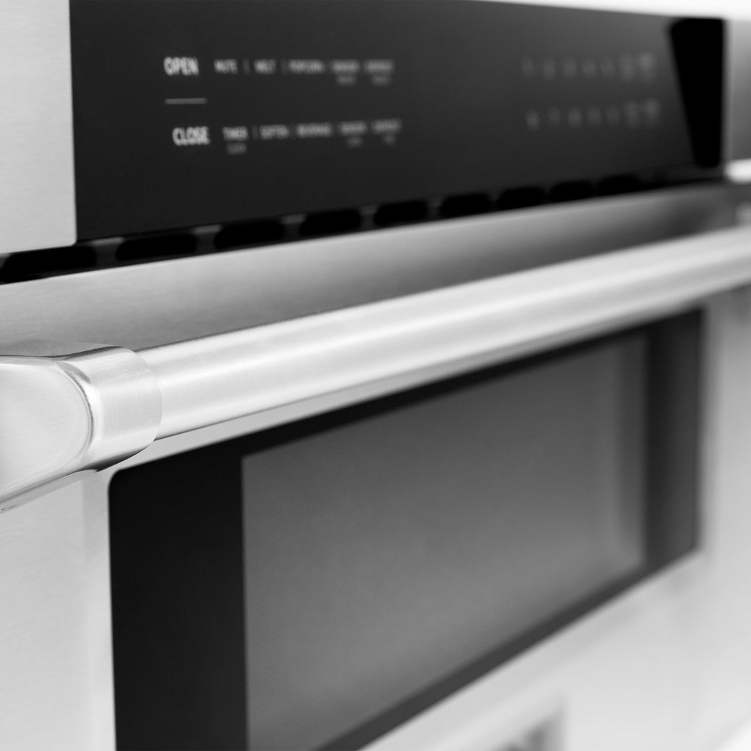 ZLINE 30 in .1.2 cu. ft. Built-In Microwave Drawer in Stainless Steel, Open Box-Excellent Condition