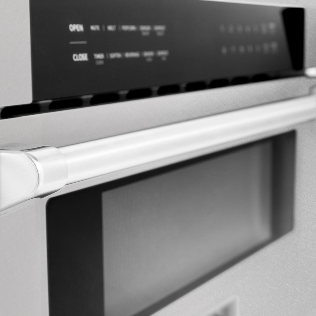 ZLINE 30 in 1.2 cu. ft. Built-in Microwave Drawer in Satin Stainless Steel, Open Box-Excellent Condition