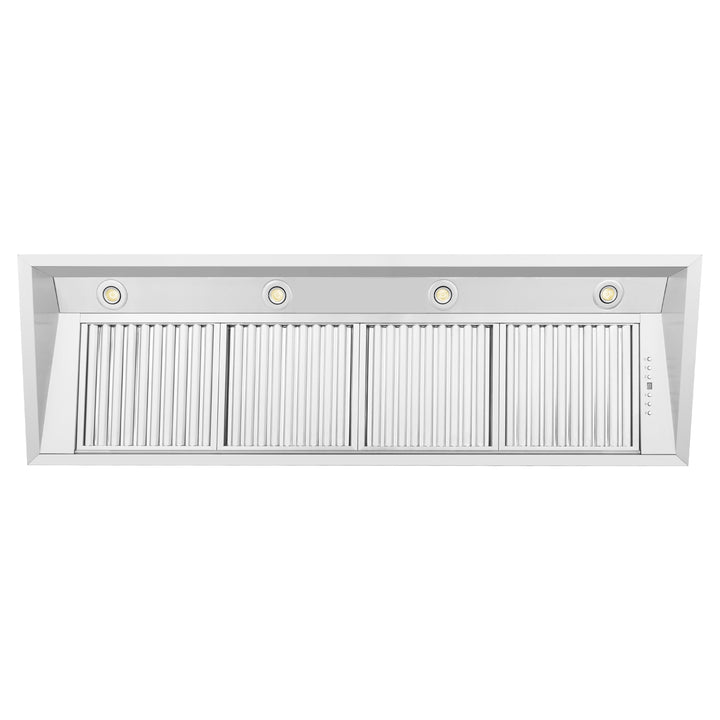 ZLINE 58" Ducted Wall Mount Range Hood Insert in Stainless Steel (698-58)