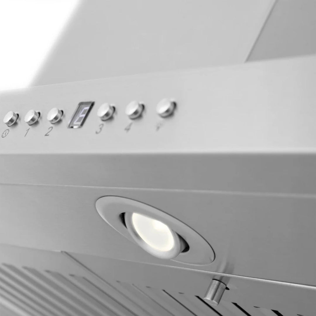ZLINE CrownSound Island Mount Range Hoods with Built-in Bluetooth Speakers GL2iCRN-BT Series