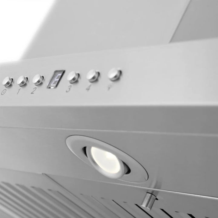 ZLINE CrownSound Island Mount Range Hoods with Built-in Bluetooth Speakers GL2iCRN-BT Series