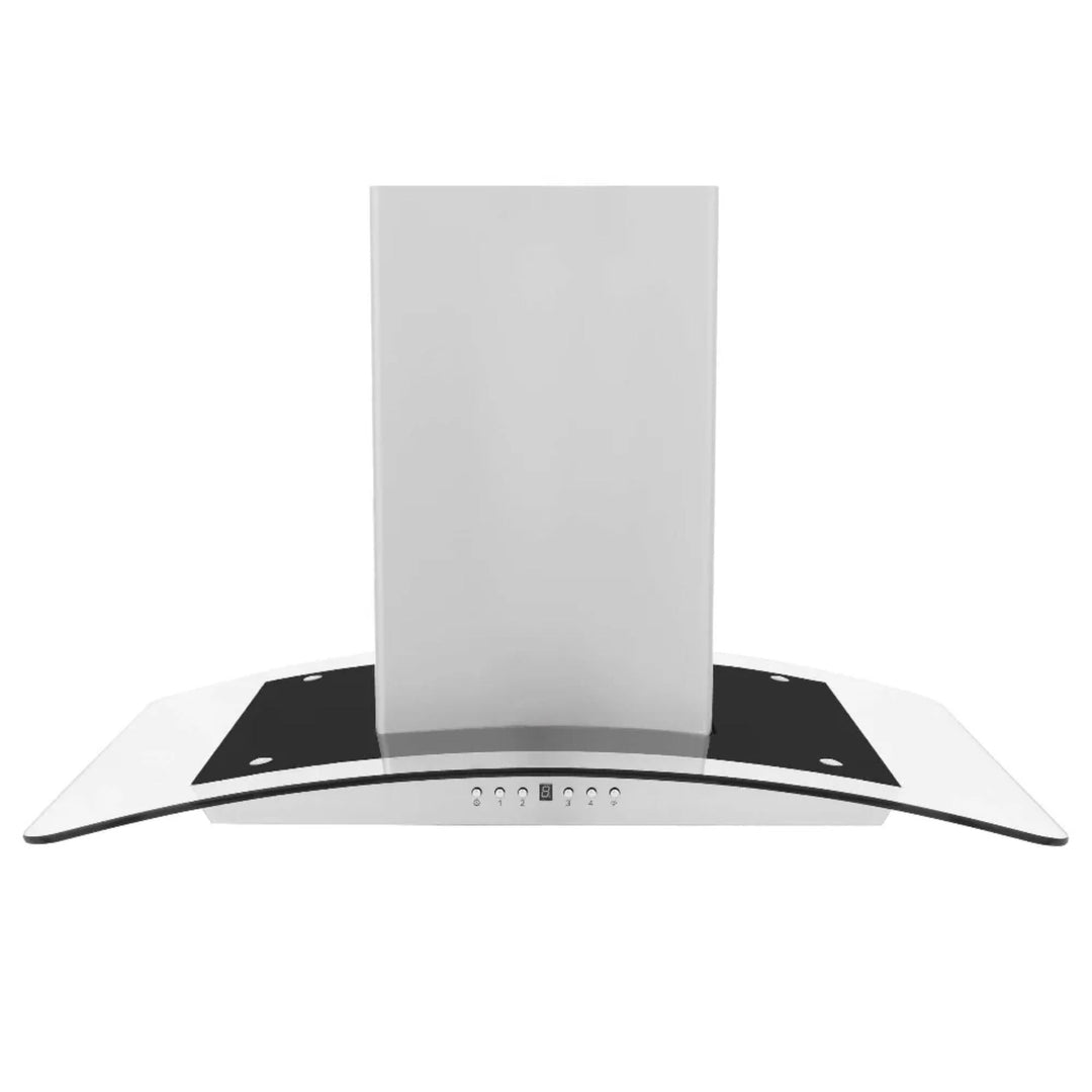 ZLINE Convertible GL5i Vent Island Mount Range Hoods in Stainless Steel &amp; Glass