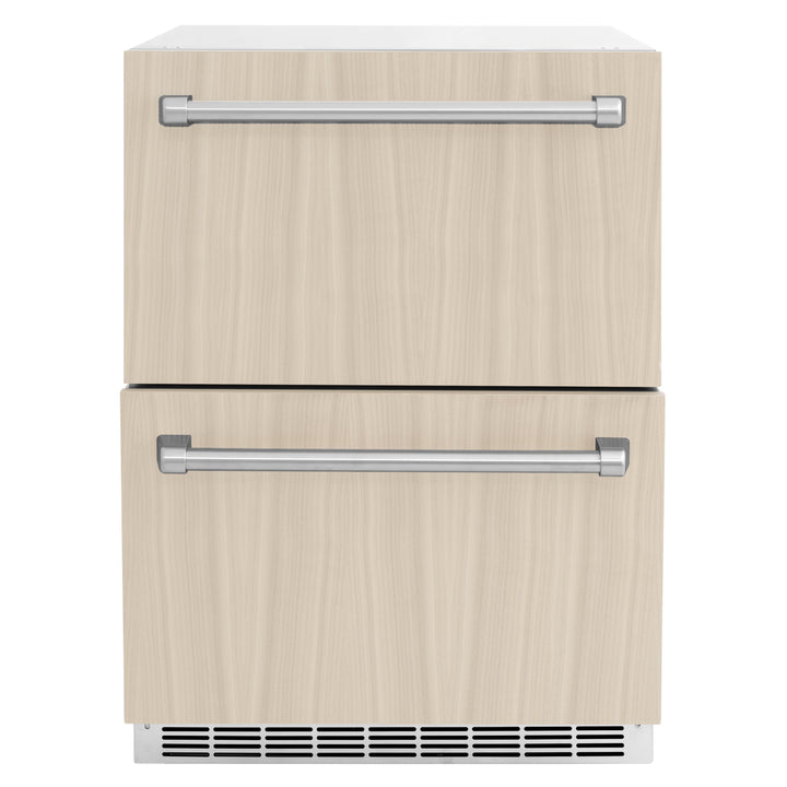 ZLINE 24" Touchstone 168 Can Outdoor-Rated Refrigerator Drawer with Panel Ready Doors, RDSPO-24