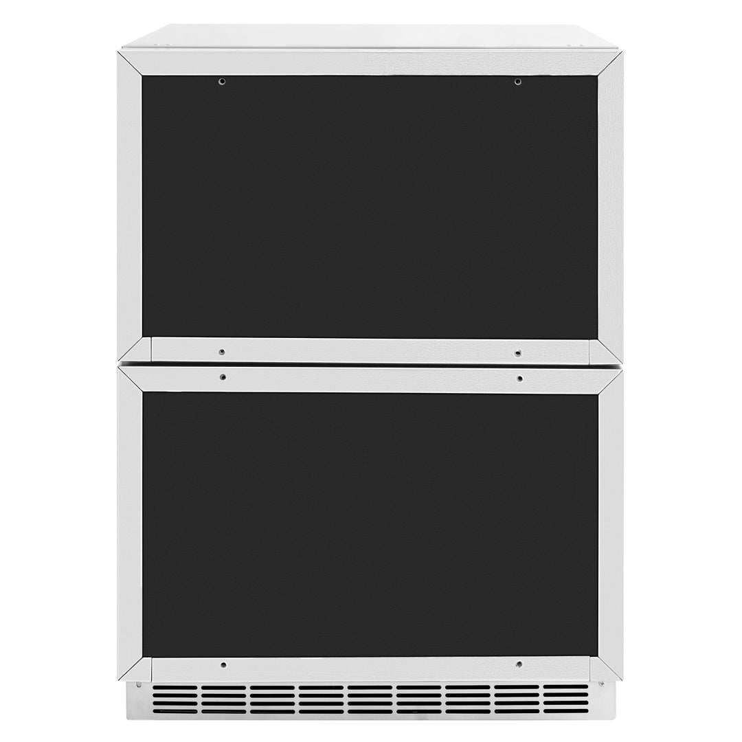 ZLINE 24" Touchstone 168 Can Outdoor-Rated Refrigerator Drawer with Panel Ready Doors, RDSPO-24