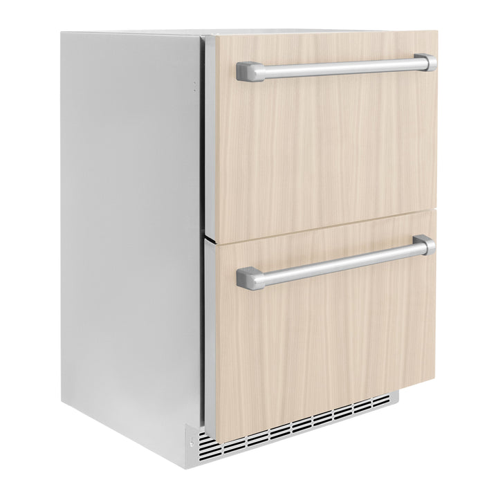 ZLINE 24" Touchstone 168 Can Outdoor-Rated Refrigerator Drawer with Panel Ready Doors, RDSPO-24