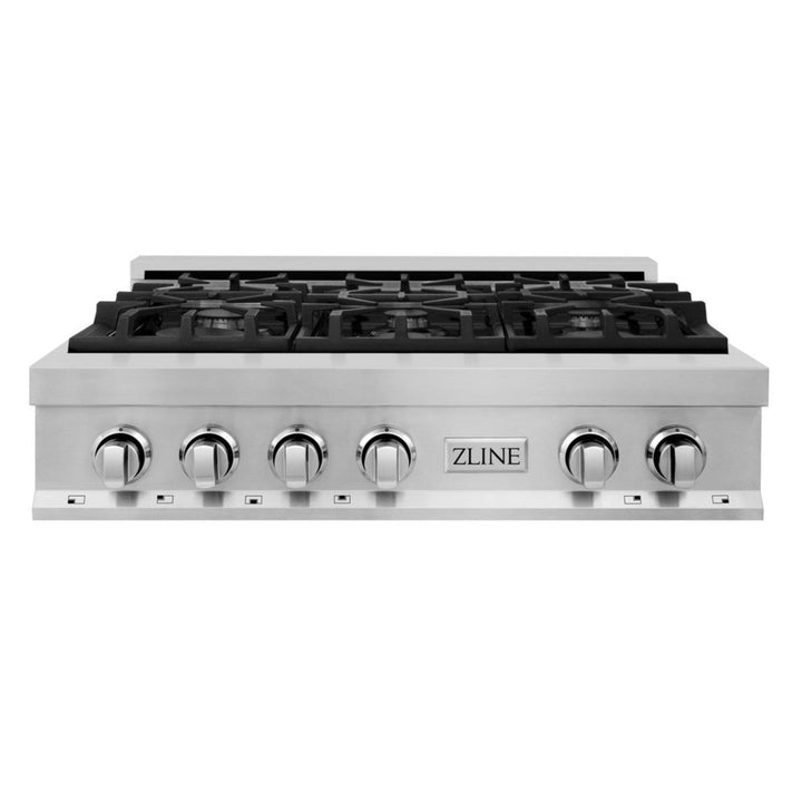 ZLINE Classic Gas Rangetops – 30", 36", &amp; 48" Porcelain Cooktop in Stainless Steel