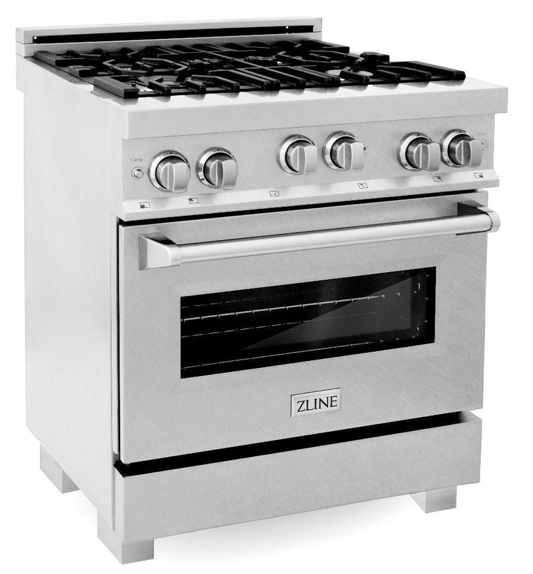 ZLINE 30" 2 Piece Autograph Edition Stainless Steel Range &amp; Range Hood