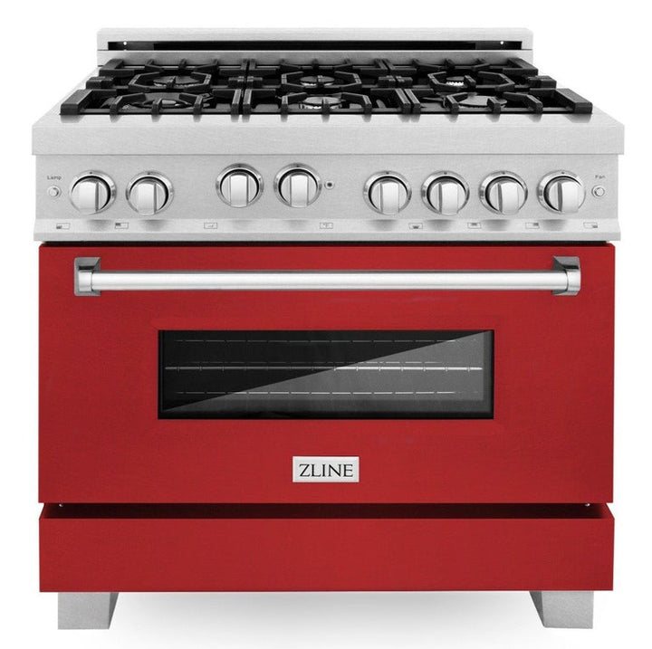 ZLINE 36" 2 Piece Autograph Edition Stainless Steel Range &amp; Range Hood
