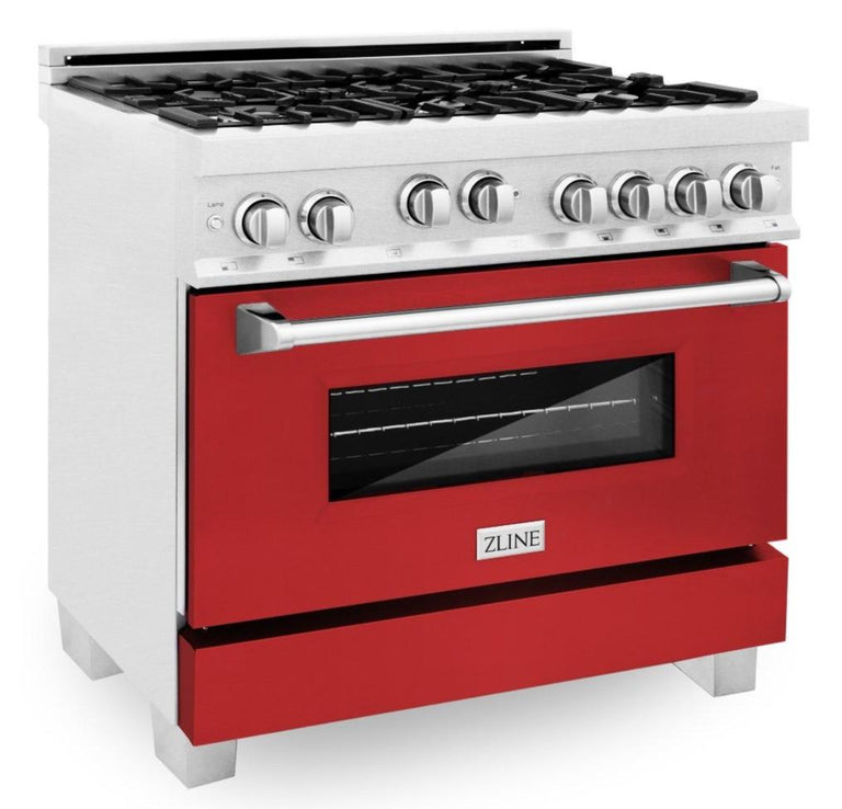 ZLINE 36" 2 Piece Autograph Edition Stainless Steel Range &amp; Range Hood