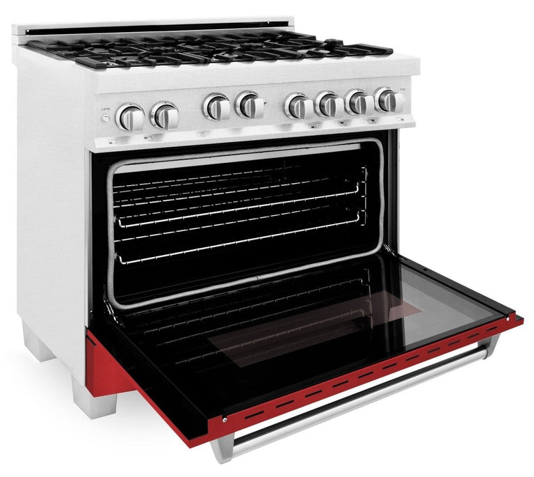 ZLINE 36" 2 Piece Autograph Edition Stainless Steel Range & Range Hood