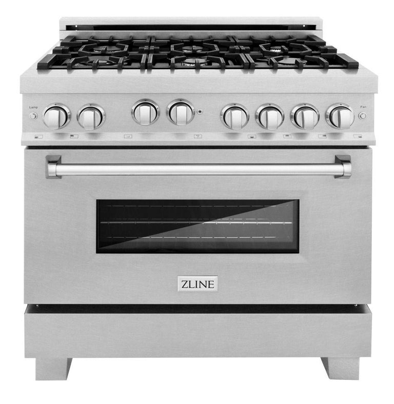 ZLINE 36" 2 Piece Autograph Edition Stainless Steel Range &amp; Range Hood