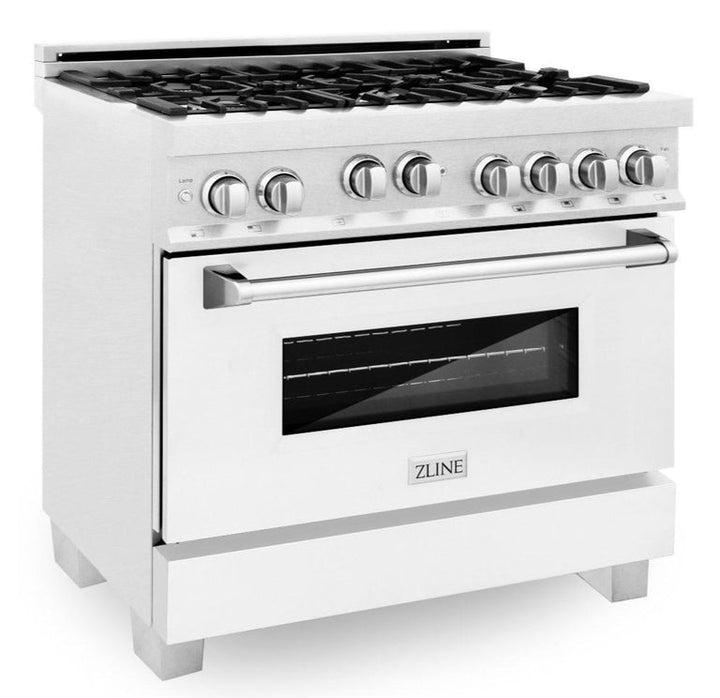 ZLINE 36" 2 Piece Autograph Edition Stainless Steel Range &amp; Range Hood
