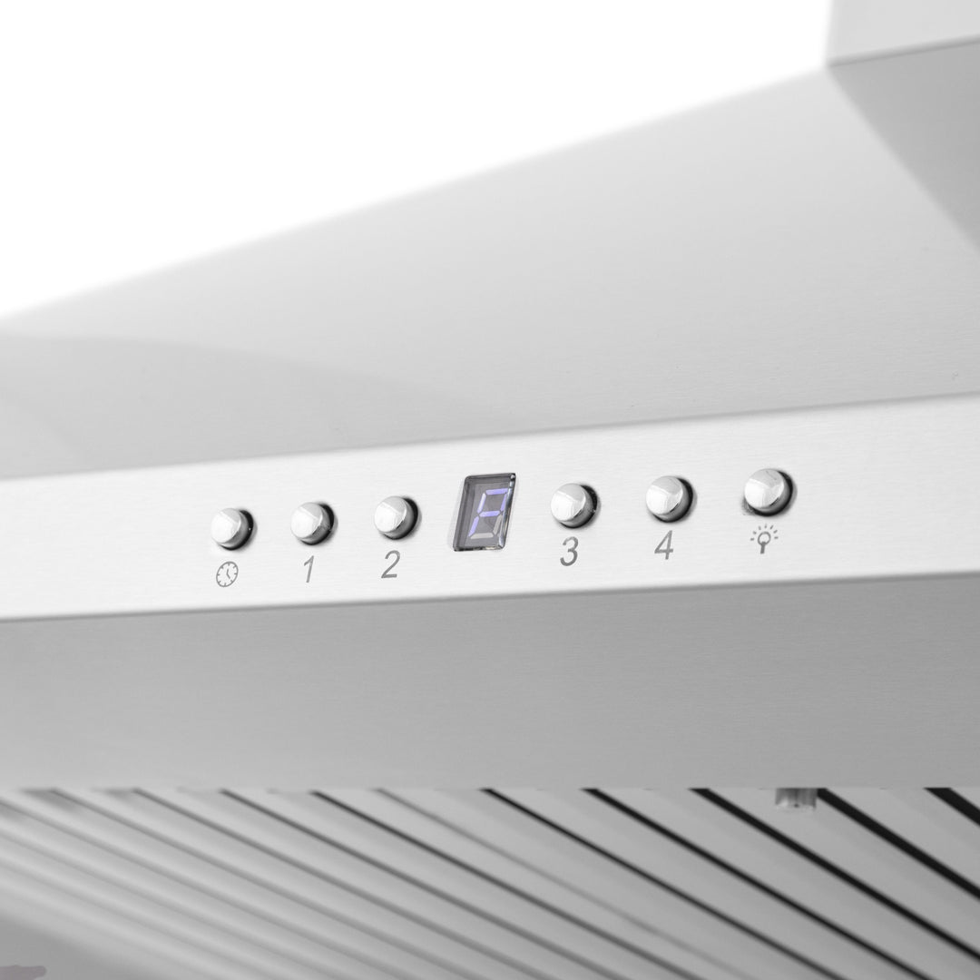 ZLINE 30" Wall Mount Range Hood Stainless Steel Built-in CrownSound