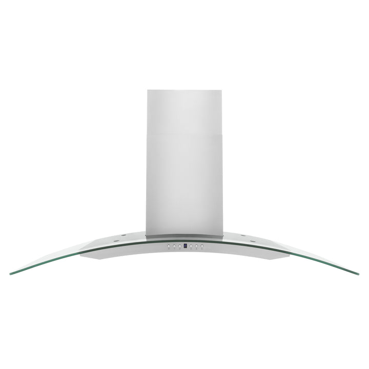 ZLINE 48" Convertible Vent Convertible Vent Wall Mount Range Hood in Stainless Steel &amp; Glass (KN4-48)