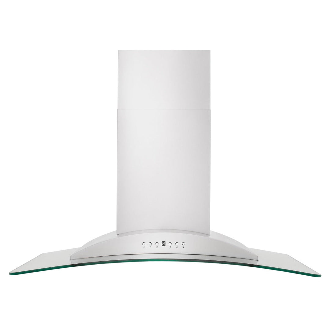 ZLINE 30 in. Convertible Vent Wall Mount Range Hood in Stainless Steel & Glass, KN-30