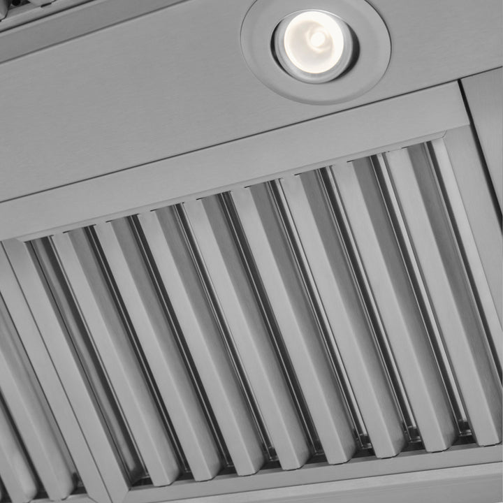 ZLINE 36 in. Professional Convertible Vent Wall Mount Range Hood in Stainless Steel, Open Box-Excellent Condition