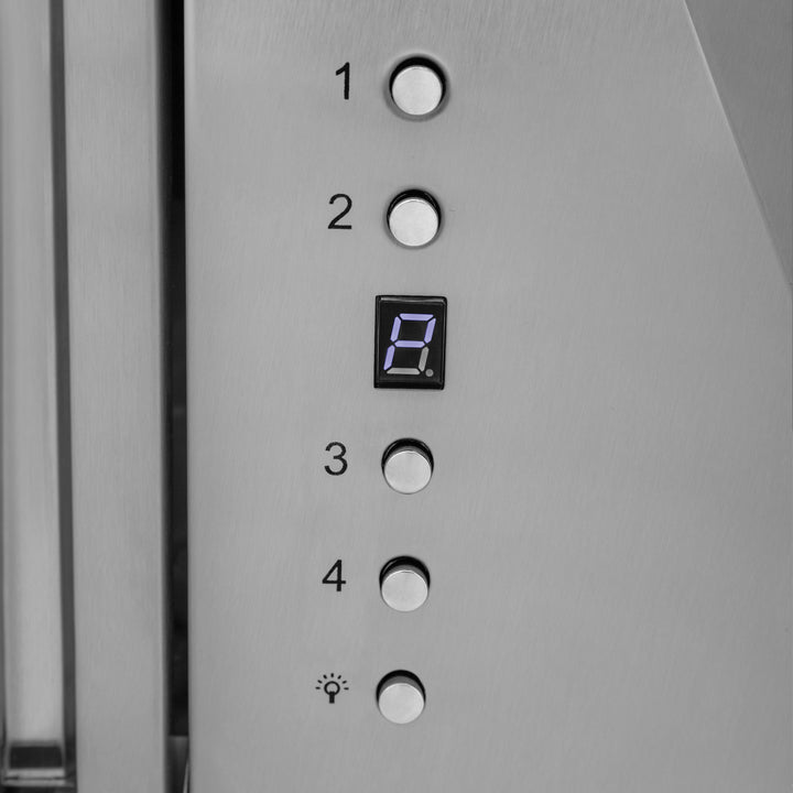 ZLINE 54" Professional Convertible Vent Wall Mount Range Hood in Stainless Steel (597-54)