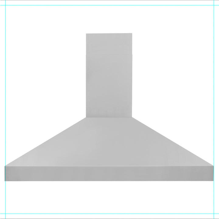 ZLINE 54" Professional Convertible Vent Wall Mount Range Hood in Stainless Steel (597-54)
