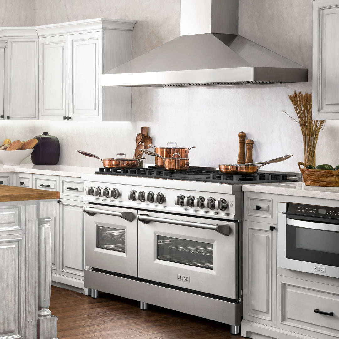 ZLINE 60" Professional Convertible Vent Wall Mount Range Hood in Stainless Steel (597-60)