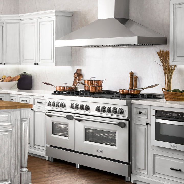ZLINE 60" Professional Convertible Vent Wall Mount Range Hood in Stainless Steel (597-60)