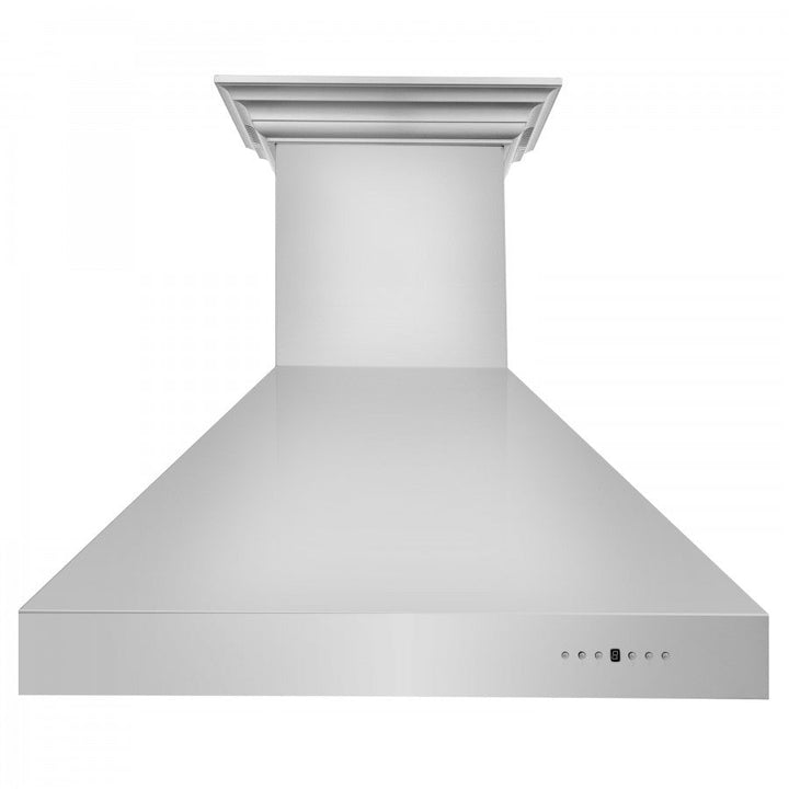 ZLINE 30 in. Stainless Steel Wall Range Hood with Built-in CrownSound® Bluetooth Speakers, 667CRN-BT-30