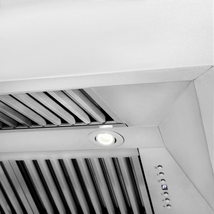 ZLINE 48 in. Kitchen Package with Satin Stainless Steel Dual Fuel Range and Convertible Vent Range Hood (2KP-RASSNRH48)