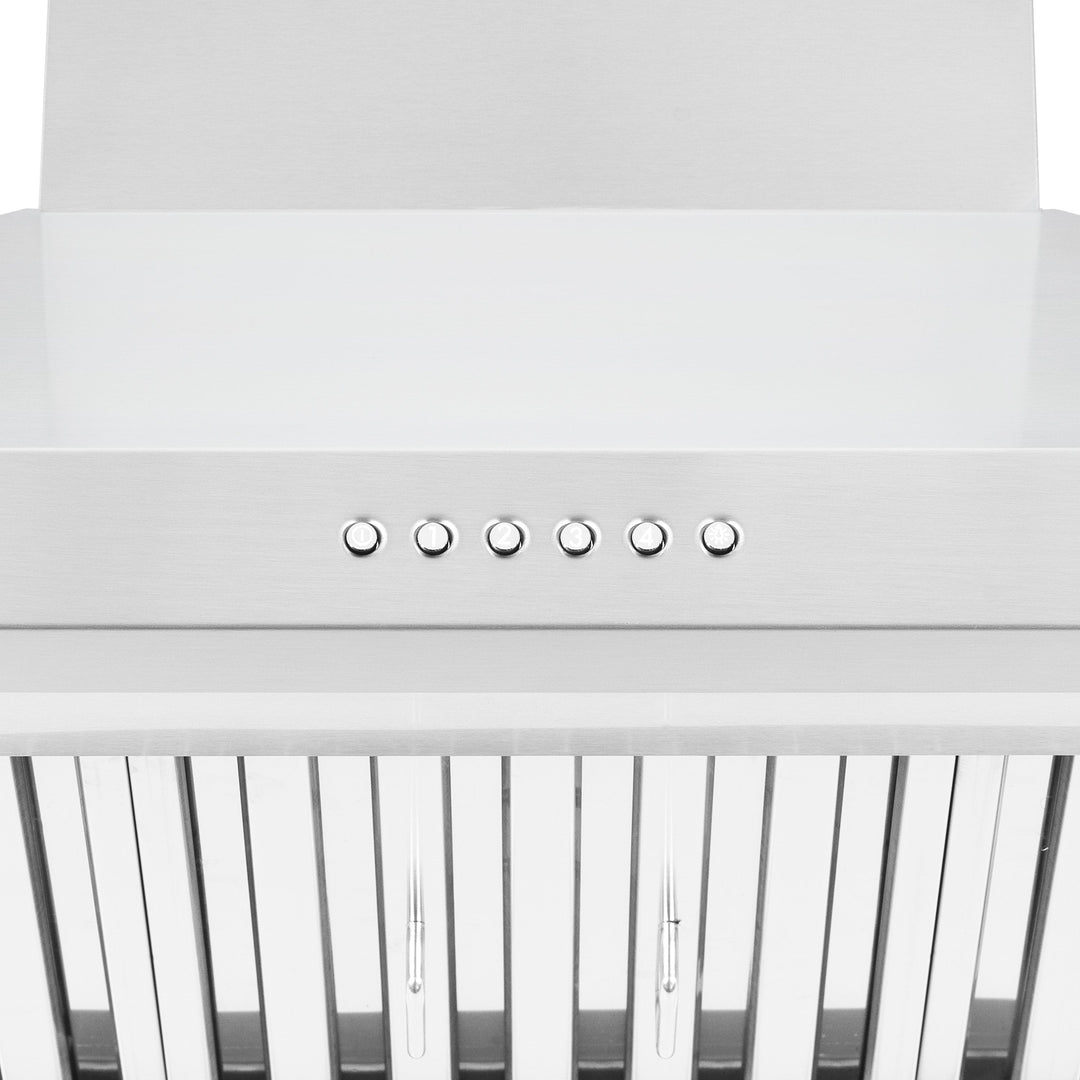 ZLINE 36” Alpine Series Ducted Wall Mount Range Hood Stainless Steel