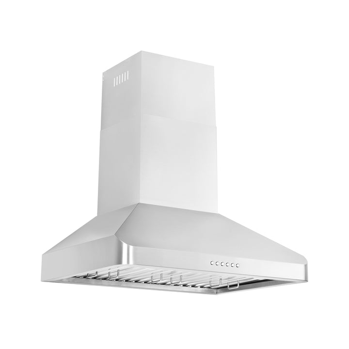 ZLINE 30 in. Alpine Series Professional Ducted Vent Wall Mount Range Hood in Stainless Steel, ALP100WL-30