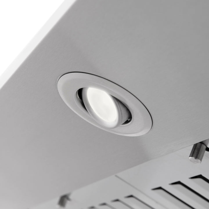 36" ZLINE CrownSound™Ducted Vent Wall Mount Range Hood in Stainless Steel with Built-in Bluetooth Speakers (KF2CRN-BT-36)