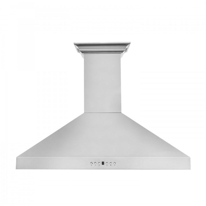 ZLINE 30 in. Stainless Steel Wall Range Hood with Built-in CrownSound® Bluetooth Speakers, KL3CRN-BT-30