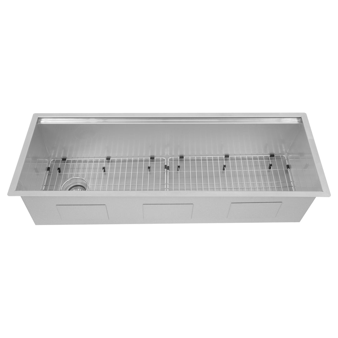 ZLINE 45 in. Garmisch Undermount Single Bowl Stainless Steel Kitchen Sink with Bottom Grid and Accessories, SLS-45